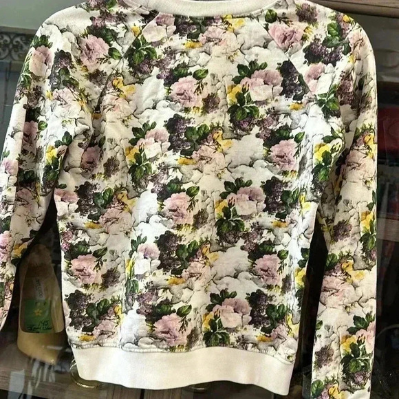 Msgm floral sweatshirt top, size S - Picture 6 of 7